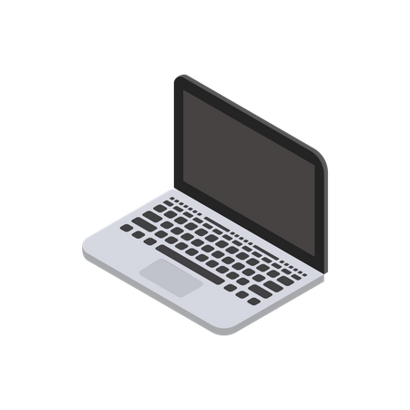 ノートパソコンのイラスト