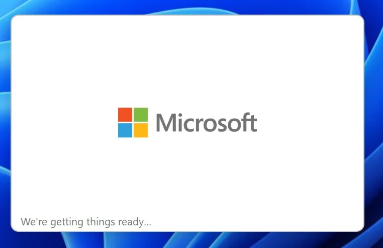Officeインストーラー起動画面
